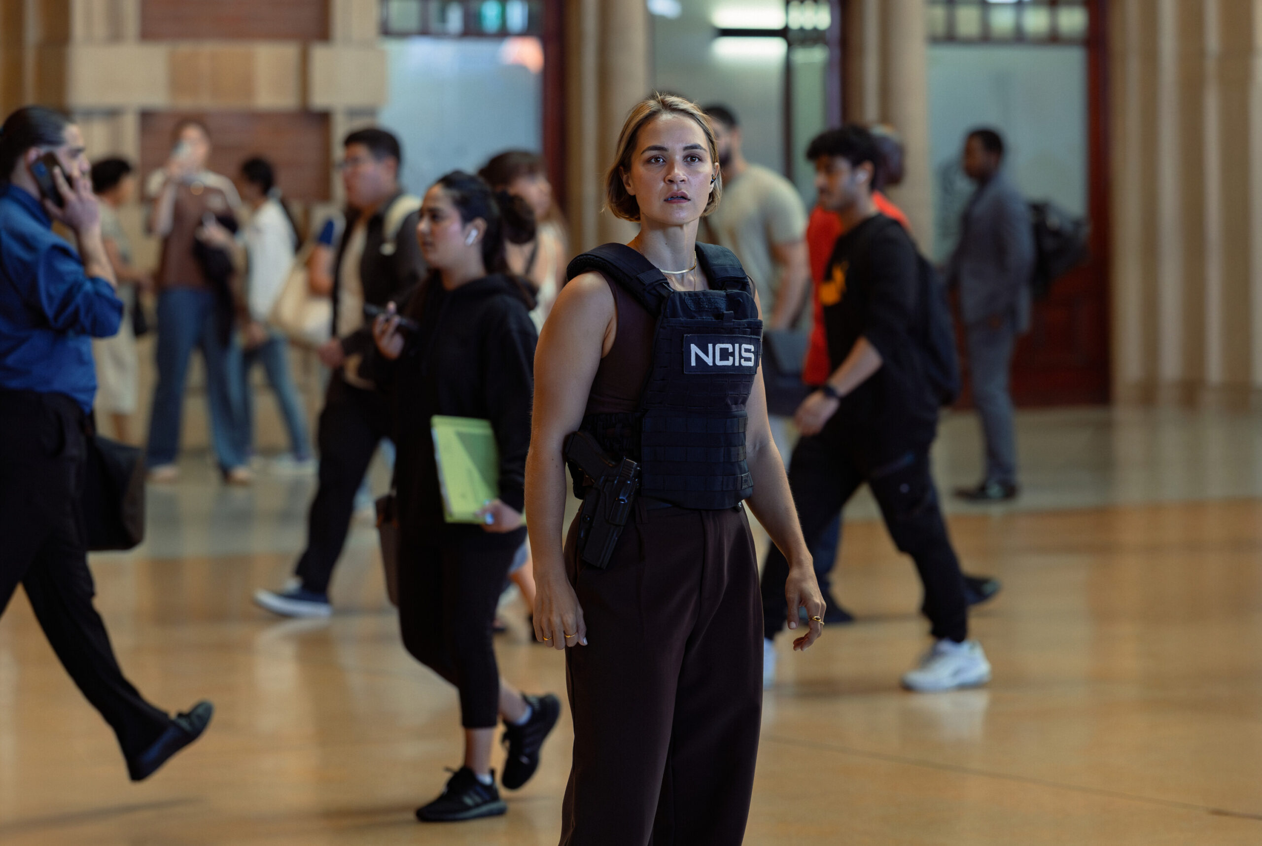 NCIS: Sydney Season 3, Episode 3, "Lost In Translation" -- Tuuli Narkle as AFP Liaison Officer Constable Evie Cooper