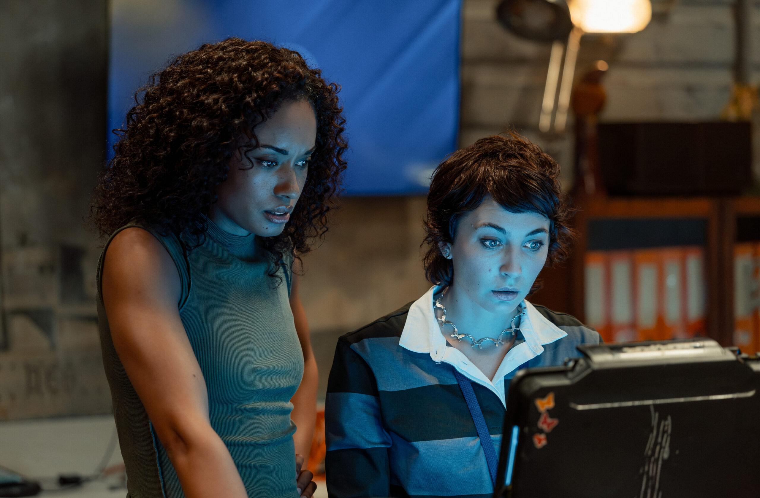 NCIS: Sydney Season 3, Episode 3, "Lost In Translation" -- Olivia Swann as NCIS Special Agent Captain Michelle Mackey and Mavournee Hazel as Forensic Pathologist Bluebird 'Blue' Gleeson