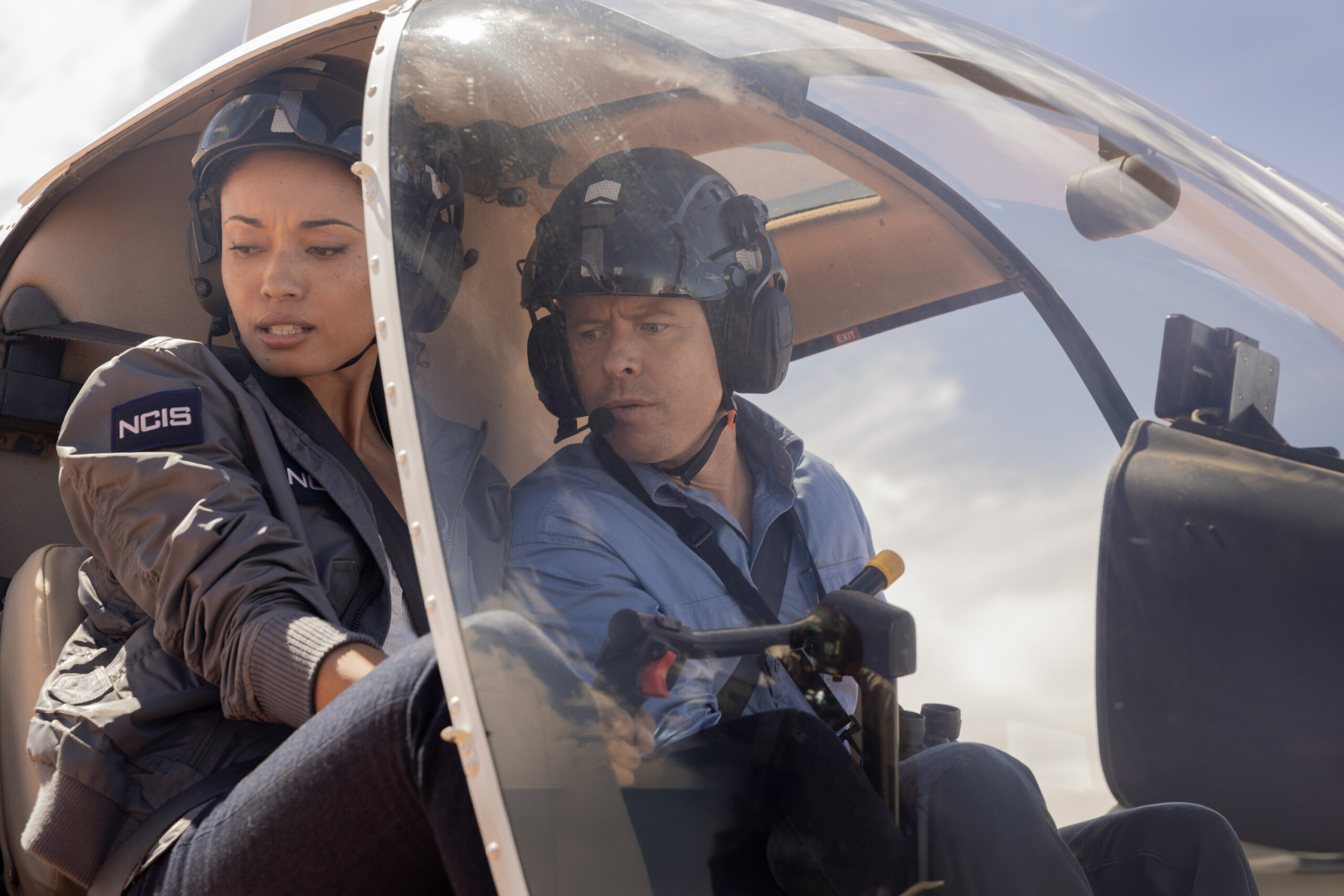 NCIS: Sydney Season 3 Episode 4, "The Truth Is Outback" -- Olivia Swann as NCIS Special Agent Captain Michelle Mackey and Todd Lasance as AFP Liaison Officer Sergeant Jim 'JD' Dempsey