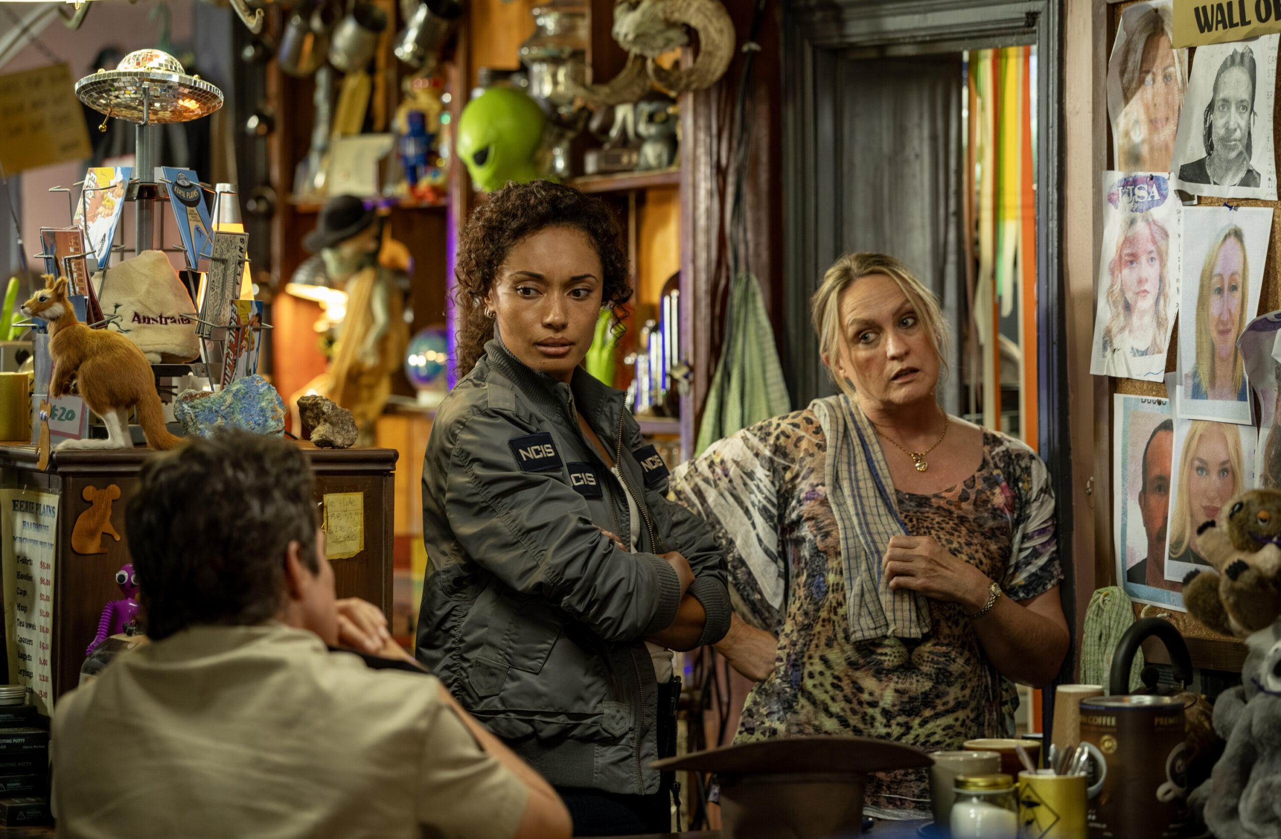 NCIS: Sydney Season 3 Episode 4, "The Truth Is Outback" -- Olivia Swann as NCIS Special Agent Captain Michelle Mackey and Helen Thomson as Brigitte