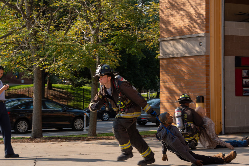 Chicago Fire Season 14 Episode 2 - Brandon Larracuente as Firefighter Sal Vasquez
