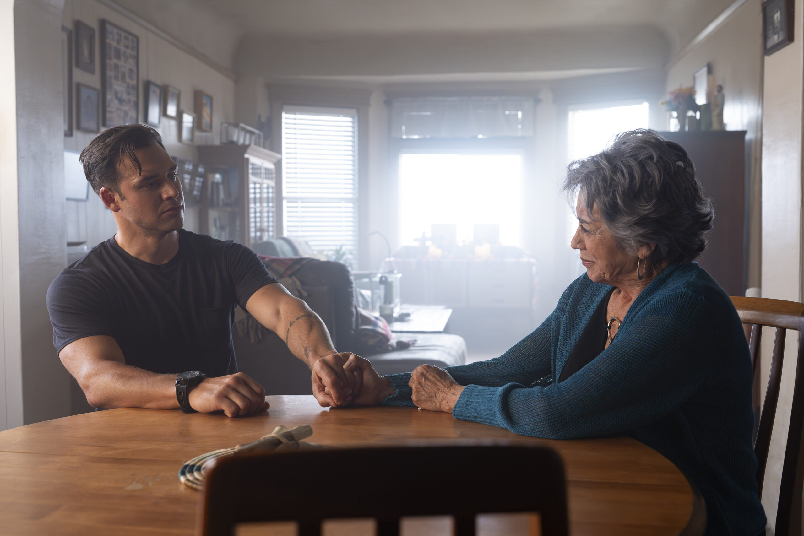 9-1-1 Season 9 Episode 5, "Día de los Muertos" | Tell-Tale TV 9-1-1 Season 9 Episode 5, "Día de los Muertos" -- RYAN GUZMAN, TERRI HOYOS