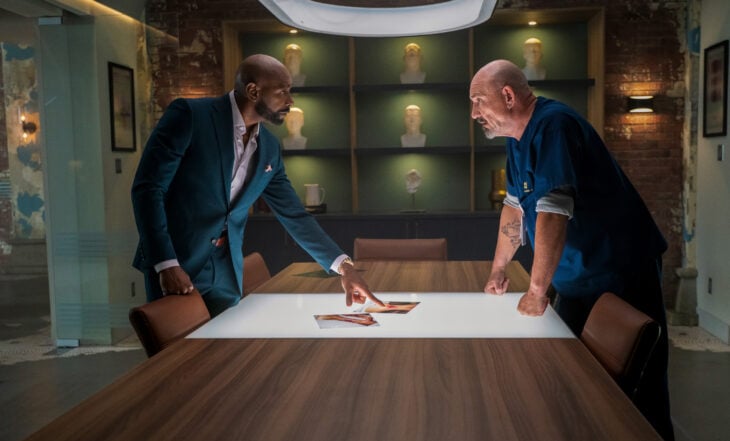 Watson Season 2 Episode 4, "Happy When It Rains" - (l-r) Morris Chestnut as Dr. John Watson and Ritchie Coster as Shinwell Johnson