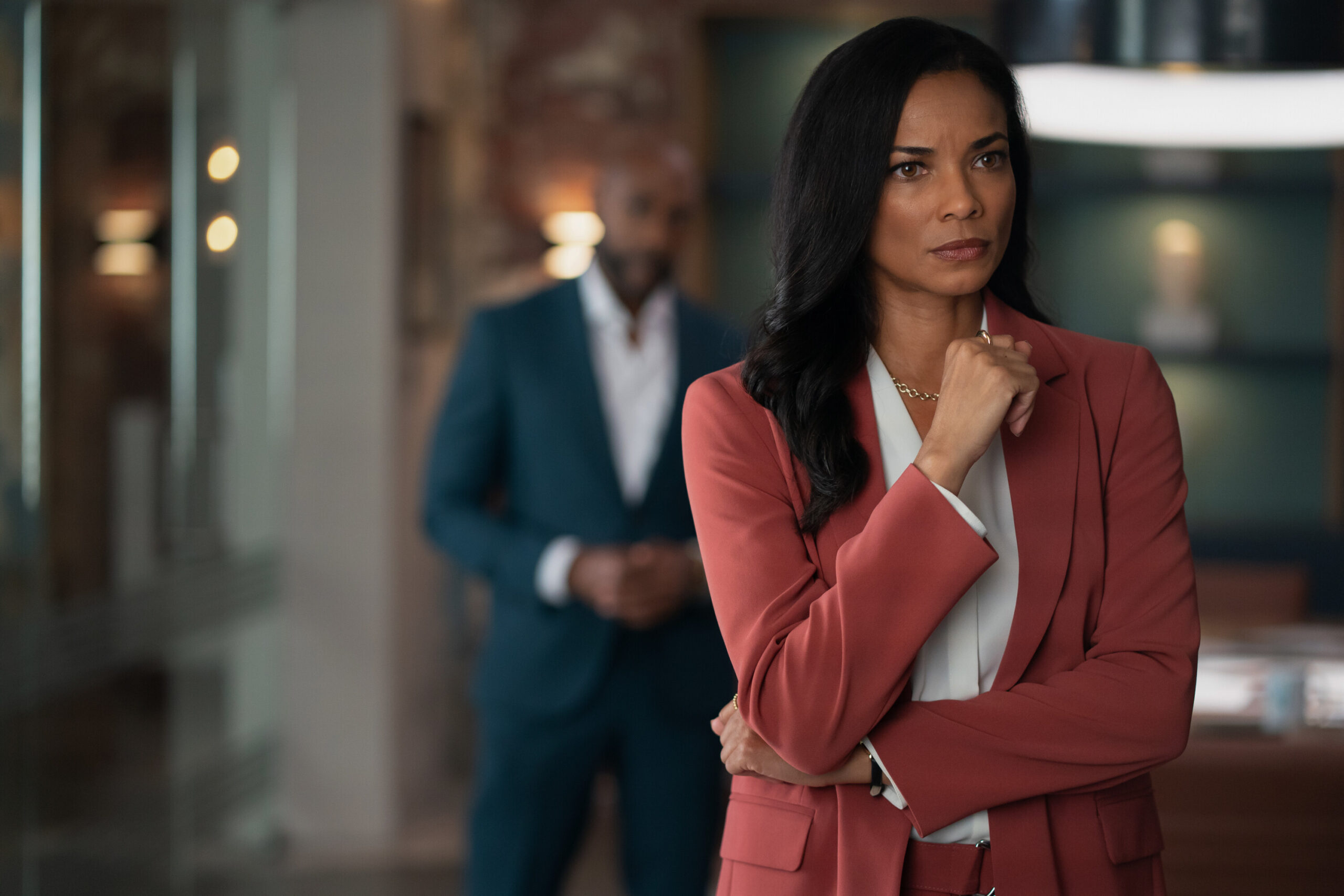 Happy When It Rains | Tell-Tale TV Watson Season 2 Episode 4, "Happy When It Rains" - (l-r) Morris Chestnut as Dr. John Watson and Rochelle Aytes as Dr. Mary Morstan