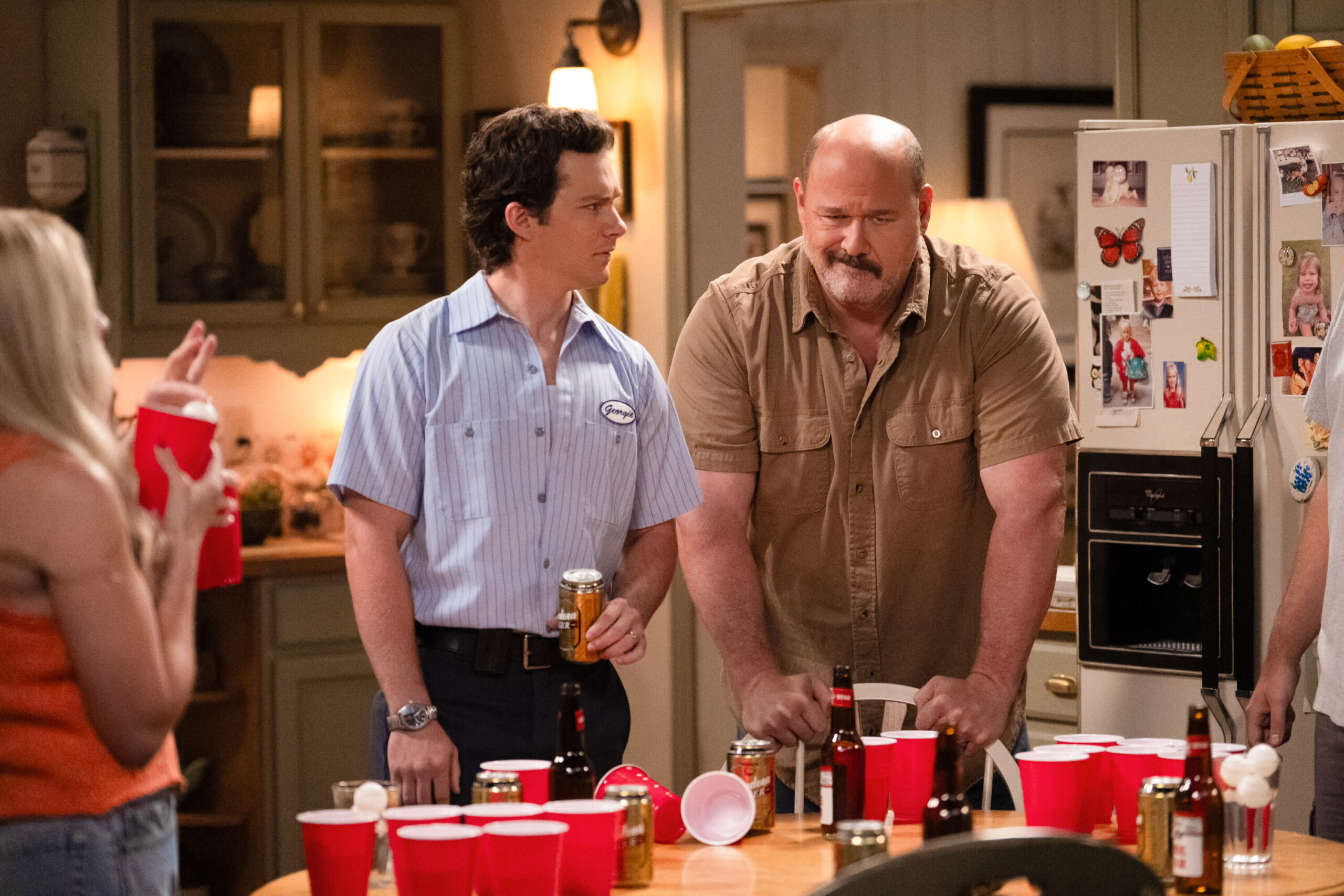 Georgie & Mandy's First Marriage Season 2 Episode 6, "Heartbreak and the Refuge of the Downtrodden" - (l-r) Montana Jordan as Georgie and Will Sasso as Jim