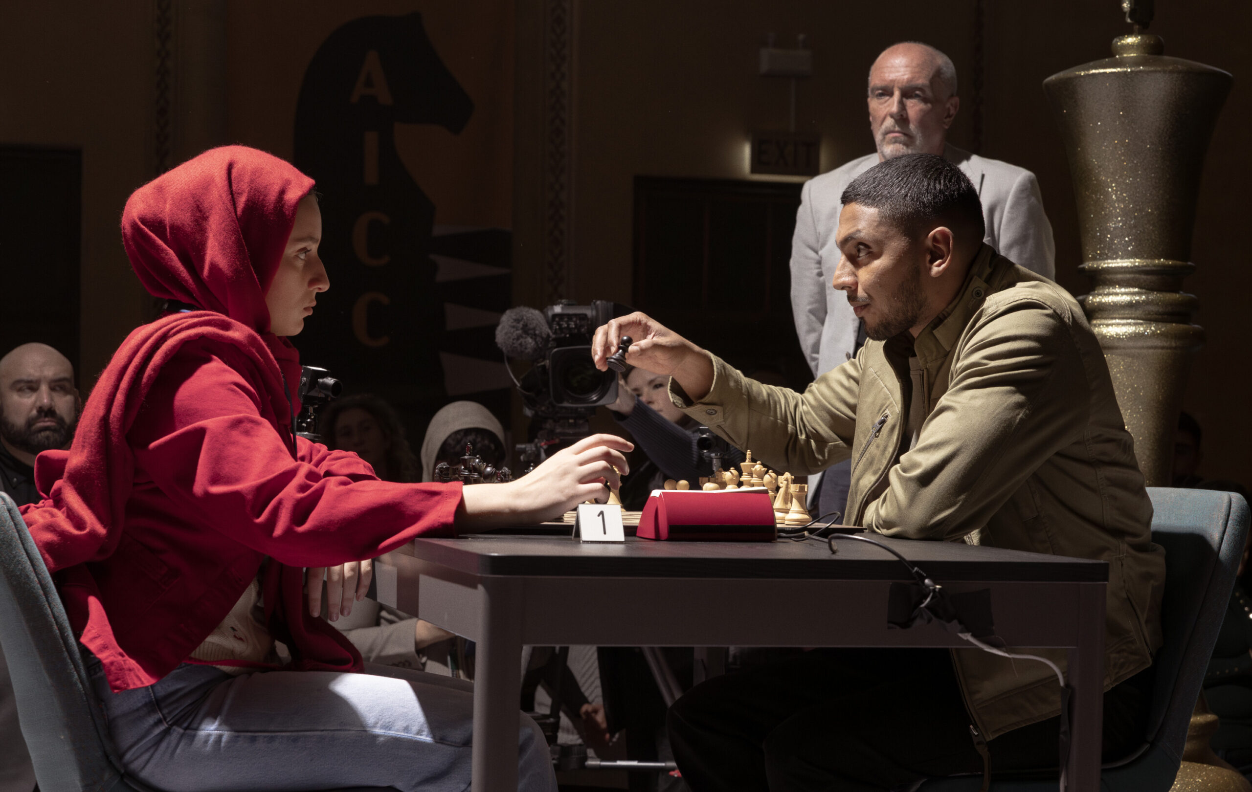 NCIS: Sydney Season 3 Episode 5, "Black Is White" -- Lily Montalto as Rana Azad and Sean Sagar as NCIS Special Agent DeShawn Jackson