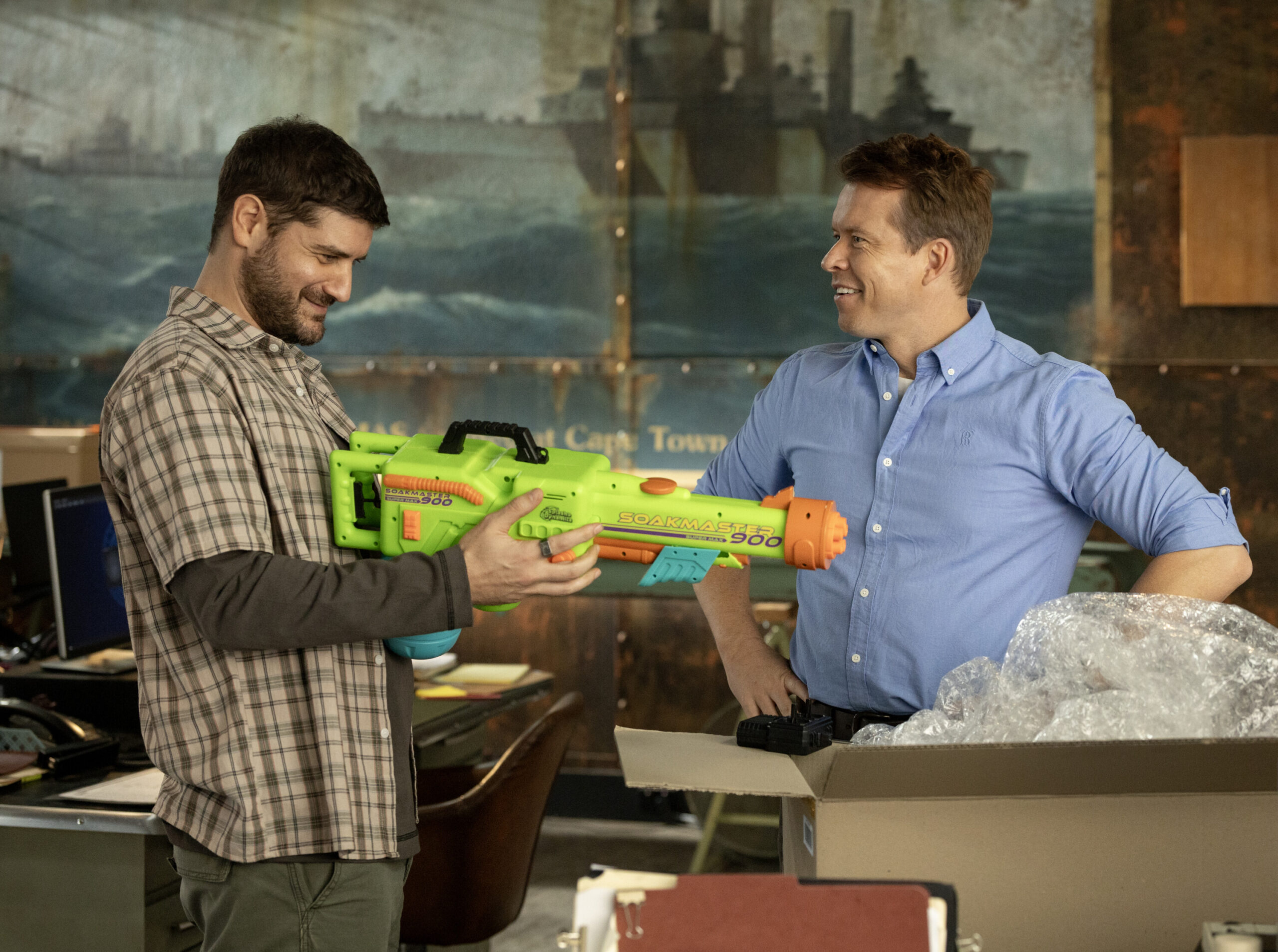 NCIS: Sydney Season 3 Episode 7, "Gold Digger" -- Claude Jabbour as Travis “Trigger” Riggs and Todd Lasance as AFP Liaison Officer Sergeant Jim 'JD' Dempsey