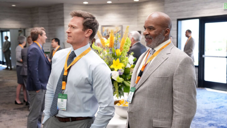 St. Denis Medical Season 2 Episode 9, "Two Docs, One Conf" - (l-r) Josh Lawson as Dr. Bruce and David Alan Grier as Dr. Ron