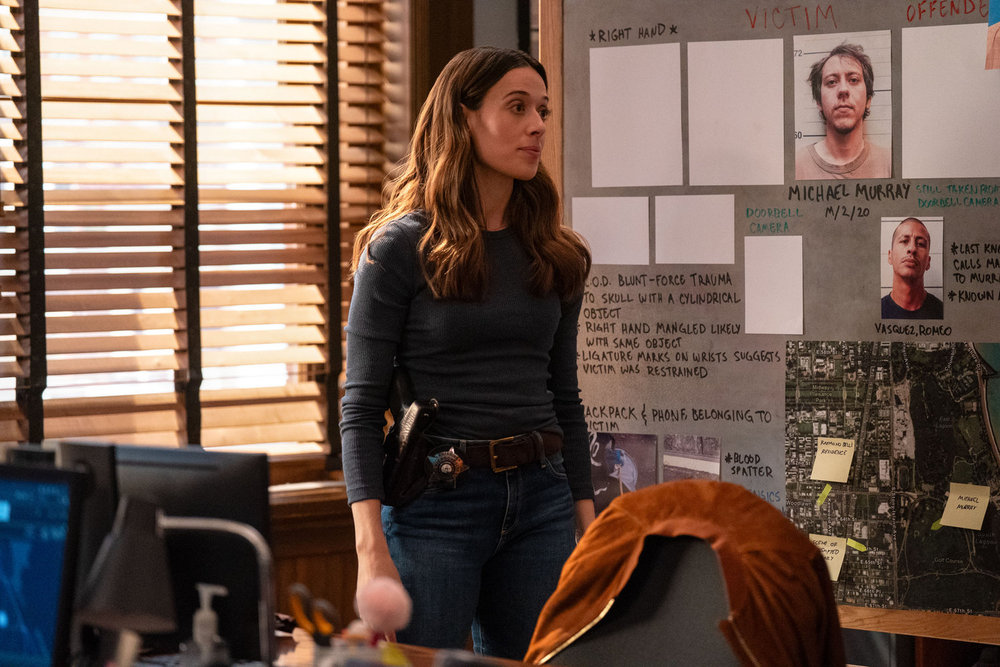 Chicago P.D. Season 13 Episode 7, "Impulse Control," - Marina Squerciati as Officer Kim Burgess