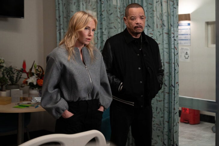 Law & Order: Special Victims Unit Season 27 Episode 7, "False Idols" - (l-r) Kelli Giddish as Sgt. Amanda Rollins and Ice T as Sgt. Odafin "Fin" Tutuola