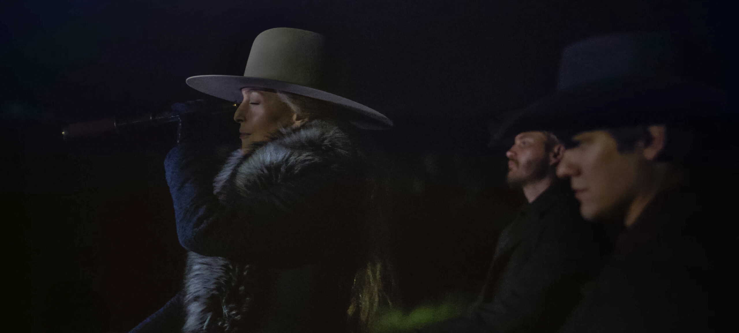 Still from The Abandons Season 1 Episode 1 of Gillian Anderson as Constance Van Ness.