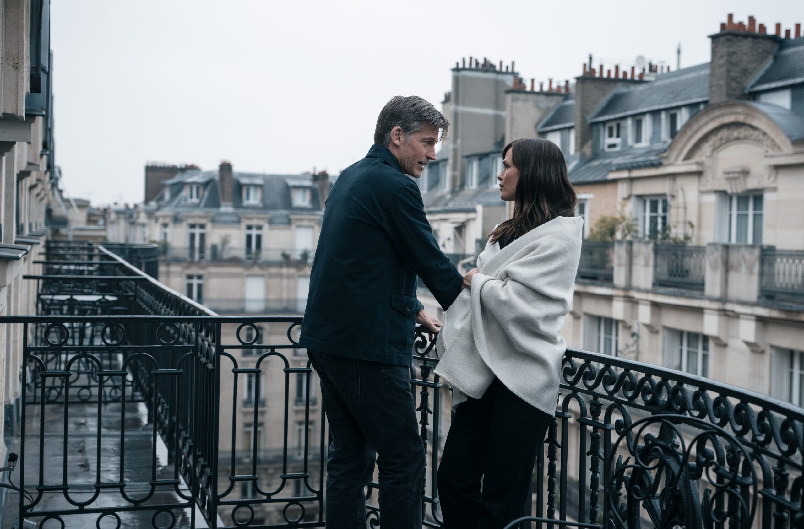 The Last Thing He Told Me Season 2 -- Nikolaj Coster-Waldau and Jennifer Garner