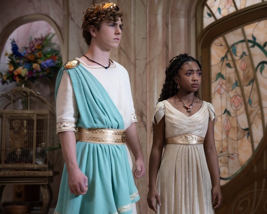 Percy Jackson and the Olympians Season 2 Episode 5 - Walker Scobell as Percy Jackson, Leah Jeffries as Annabeth Chase (Photo courtesy of Disney)