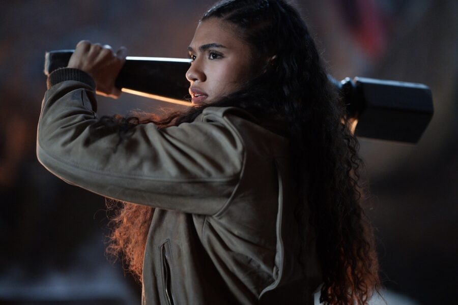 Percy Jackson and the Olympians Season 2 Episode 5 - Dior Goodjohn as Clarisse La Rue (Photo courtesy of Disney)