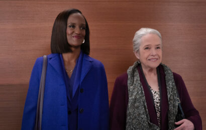 Matlock Season 2 Episode 8, "Call It a Christmas Gift" - (l-r) Skye P. Marshall as Olympia Lawrence and Kathy Bates as Madeline "Matty" Matlock Matlock Season 2 Episode 8 Review: Call it a Christmas Gift 