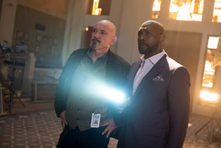 Never Been CRISPR'd | Tell-Tale TV Watson Season 2 Episode 10, "Never Been CRISPR'd" - (l-r) Ritchie Coster as Shinwell Johnson and Morris Chestnut as Dr. John Watson Watson Season 2 Episode 10 Review: Never Been CRISPR’d