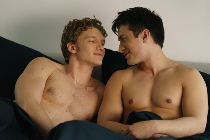 Heated-Rivalry-Episode-104-30 | Tell-Tale TV Heated Rivalry Season 1 Episode 4, "Rose" - (l-r) Connor Storrie as Ilya Rozanov and Hudson Williams as Shane Hollander Heated Rivalry Season 2 Adds Emily Hampshire, Edvin Ryding, Robert Naylor, Sabrina Jalees, and Priyanka