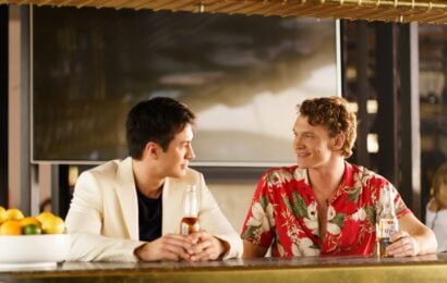 Heated Rivalry Season 1 Episode 5, "I'll Believe in Anything" - (l-r) Hudson Williams as Shane Hollander and Connor Storrie as Ilya Rozanov Heated Rivalry Season 1 Episode 5 Review: I’ll Believe in Anything 