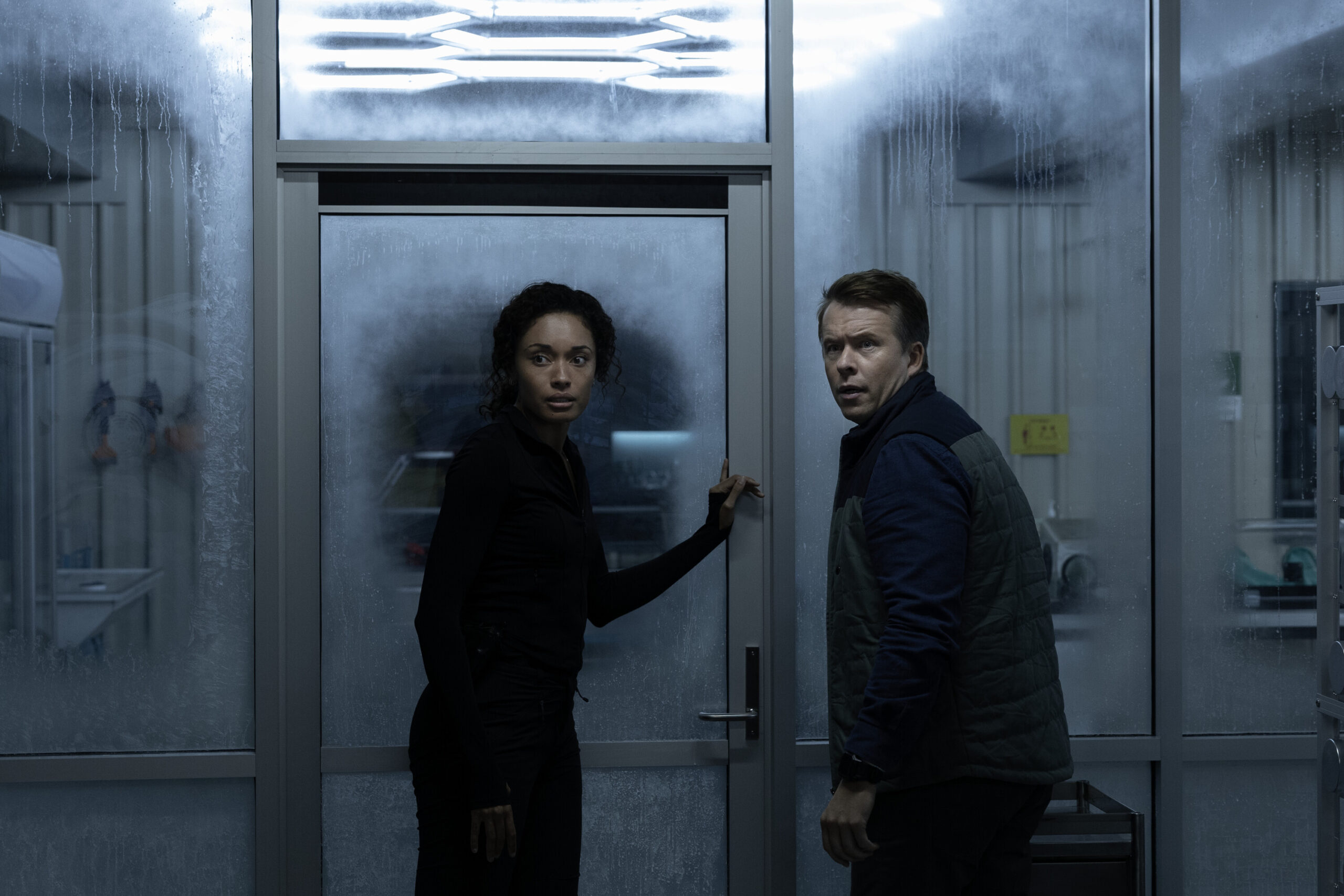 NCIS: Sydney Season 3 Episode 9, "South of Nowhere" -- Olivia Swann as NCIS Special Agent Captain Michelle Mackey and Todd Lasance as AFP Liaison Officer Sergeant Jim 'JD' Dempsey