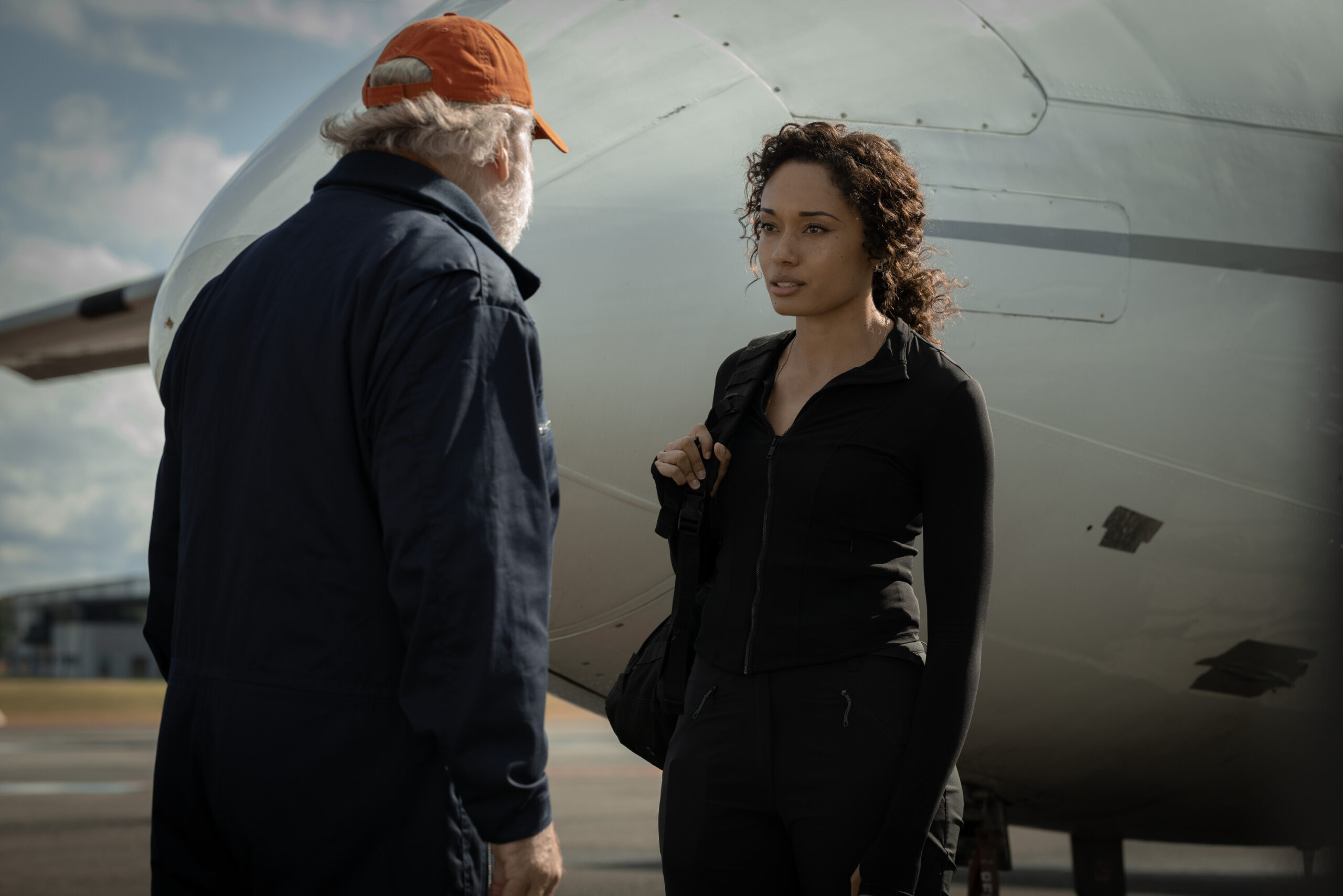 NCIS: Sydney Season 3 Episode 9, "South of Nowhere" -- ark Mitchinson as Scooter McCrae and Olivia Swann as NCIS Special Agent Captain Michelle Mackey