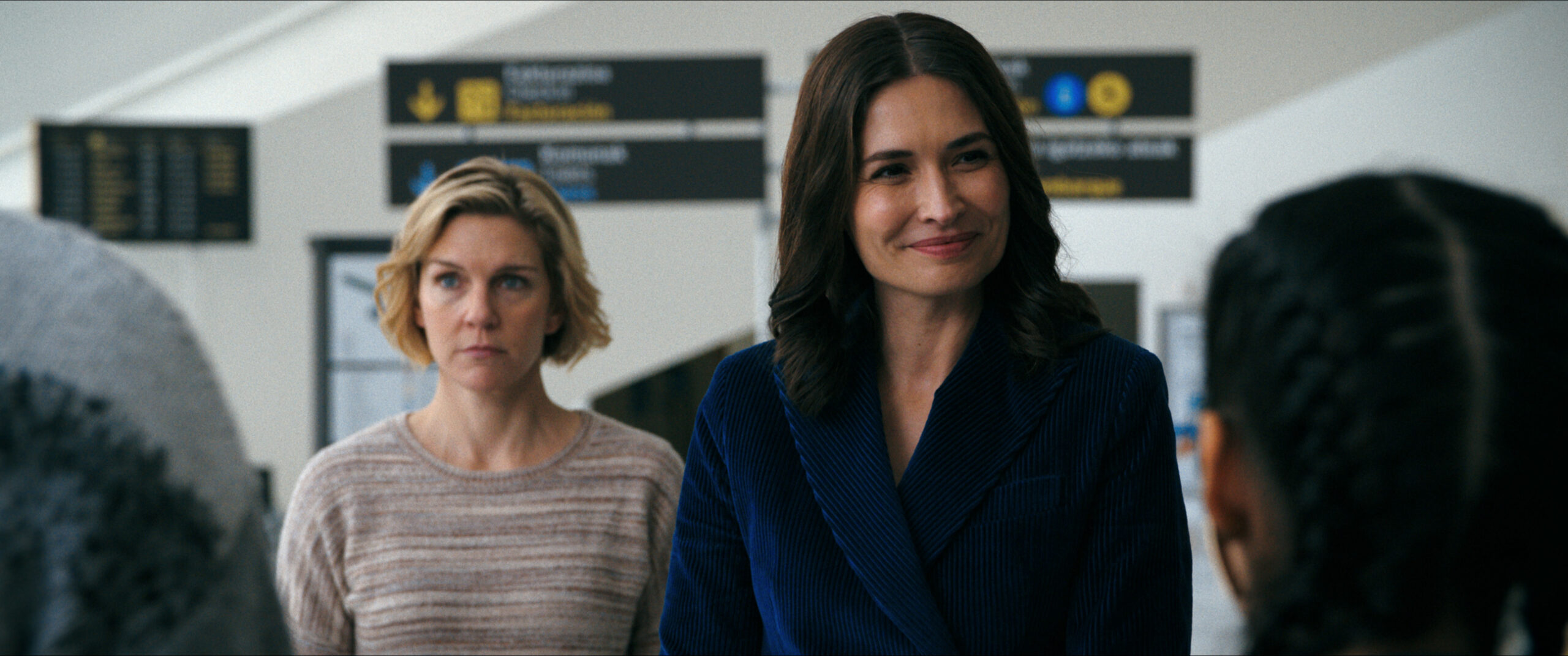 Rhea Seehorn and Karolina Wydra in "Pluribus," (Photo courtesy of Apple TV)