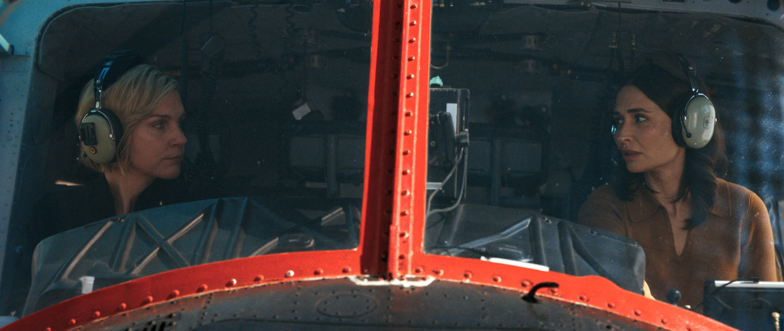 Rhea Seehorn and Karolina Wydra in "Pluribus" (Photo courtesy of Apple TV)