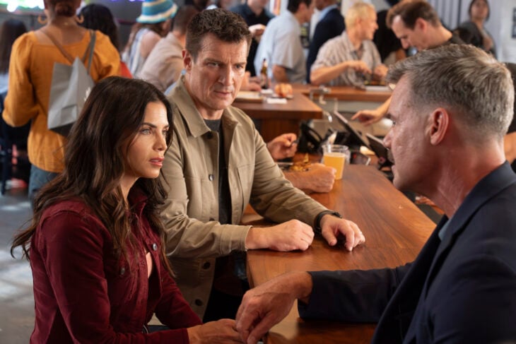 The Rookie Season 8 Episode 4, "Cut and Run" -- JENNA DEWAN, NATHAN FILLION, TUC WATKINS