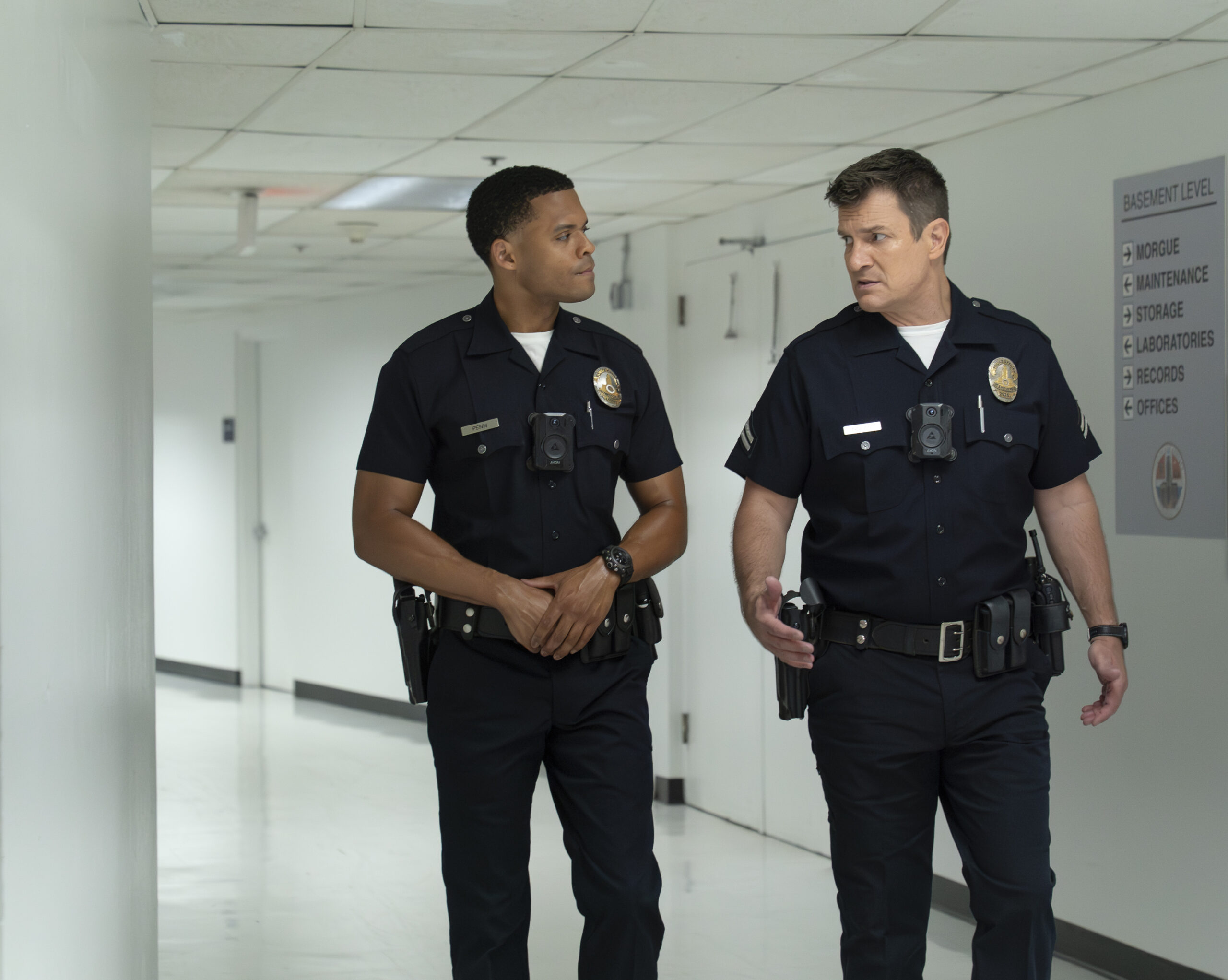 The Rookie Season 8 Episode 4, "Cut and Run" -- DERIC AUGUSTINE, NATHAN FILLION