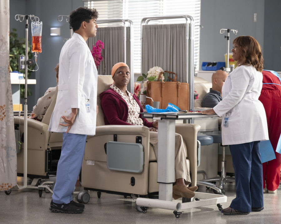 Grey's Anatomy Season 22 Episode 7 - NIKO TERHO, SAMANTHA MARIE WARE, CHANDRA WILSON