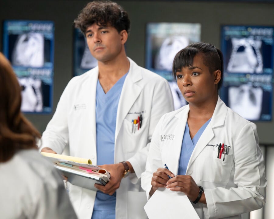 Grey's Anatomy Season 22 Episode 8 - NIKO TERHO, ALEXIS FLOYD