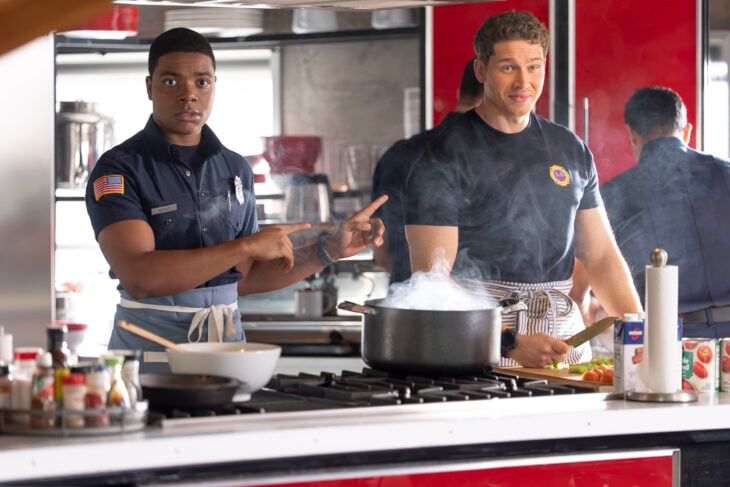 9-1-1 Season 9 Episode 10, "Handle with Care" -- ELIJAH M. COOPER, OLIVER STARK