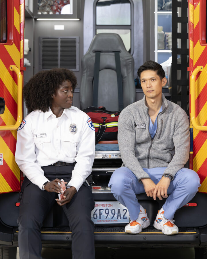 Grey's Anatomy Season 22 Episode 10 - ITO AGHAYERE, HARRY SHUM JR.