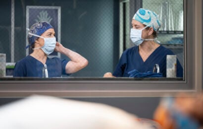 Grey's Anatomy Season 22 Episode 10 - CATERINA SCORSONE, KATE WALSH Grey’s Anatomy Season 22 Episode 10 Review: Strip That Down Grey's Anatomy Season 22 Episode 10