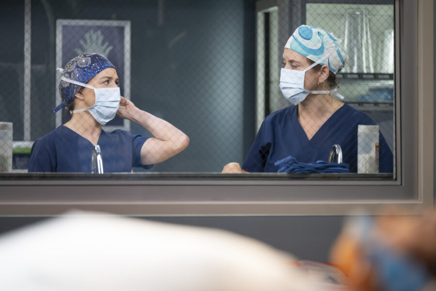 Grey's Anatomy Season 22 Episode 10 - CATERINA SCORSONE, KATE WALSH