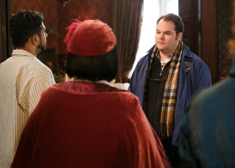 “The Others” – GHOSTS. Pictured: Brandon Knox as Marvin. Photo: Bertrand Calmeau/CBS ©2025 CBS Broadcasting, Inc. All Rights Reserved.