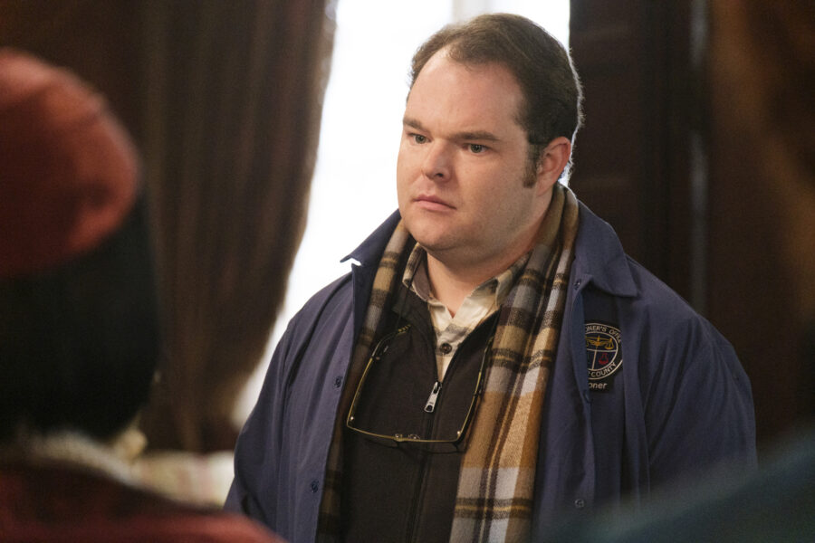 “The Others” – GHOSTS. Pictured: Brandon Knox as Marvin. Photo: Bertrand Calmeau/CBS ©2025 CBS Broadcasting, Inc. All Rights Reserved.