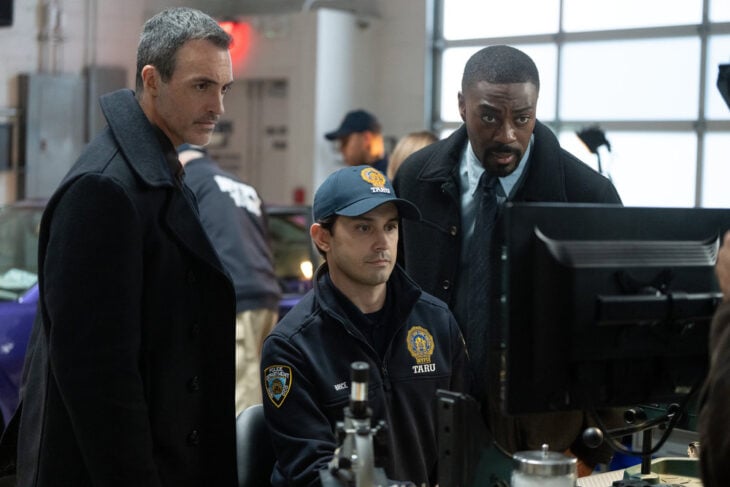 Law & Order - Season 25 | Tell-Tale TV Law & Order Season 25 Episode 11, "The Enemy of All Women" - (l-r) Reid Scott as Detective Vincent Riley and Scott Ajala as Det. Theo Walker Law & Order Season 25 Episode 11 Review: The Enemy of All Women