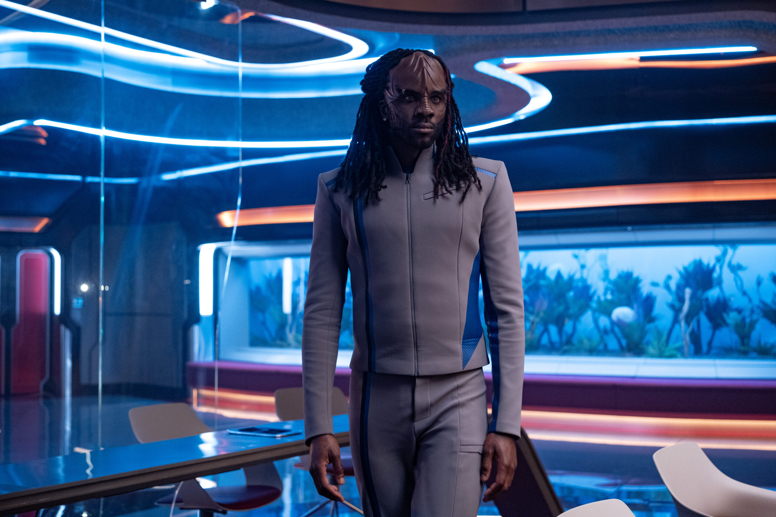 Still from Star Trek: Starfleet Academy Season 1 Episode 4 of Karim Diané.