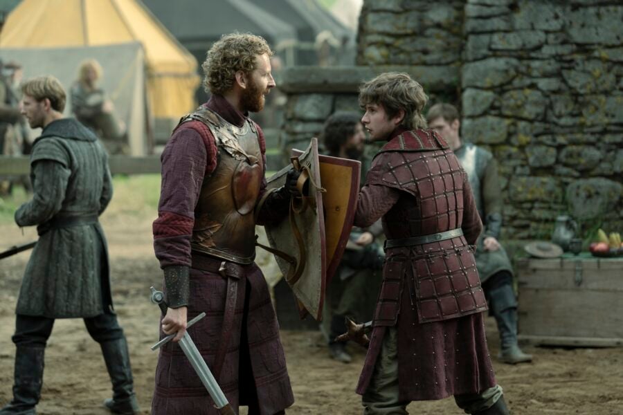 A Knight of the Seven Kingdoms, temporada 1, episódio 1 - Edward Ashley, Shawn Thomas (foto de Stephen Hill / HBO)