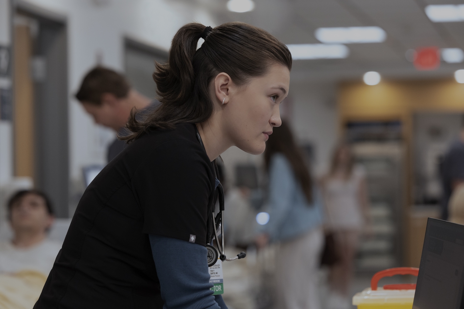 The Pitt Season 2 Episode 3 - Becca Blackwell, Patrick Mulvey Isa Briones (Warrick Page/HBOMAX) | Tell-Tale TV The Pitt Season 2 Episode 3 - Isa Briones (Warrick Page/HBOMAX)