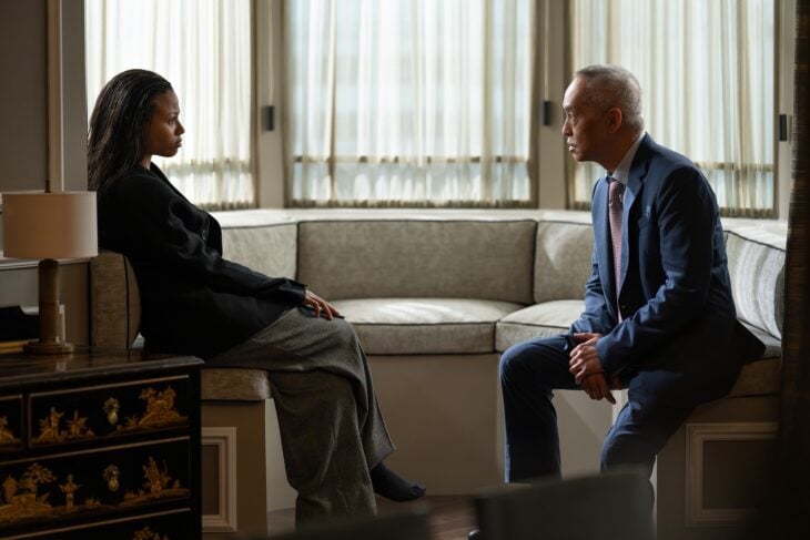 Industry Season 4 Episode 3 - Myha'la, Ken Leung (Photograph by Simon Ridgway/HBO)