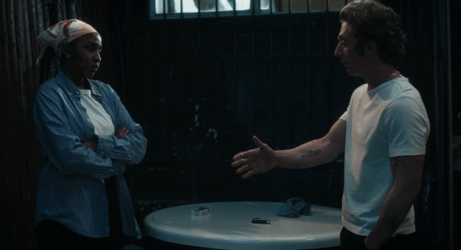 Syd and Carmy in The Bear Season 4 Episode 10, "Goodbye" 