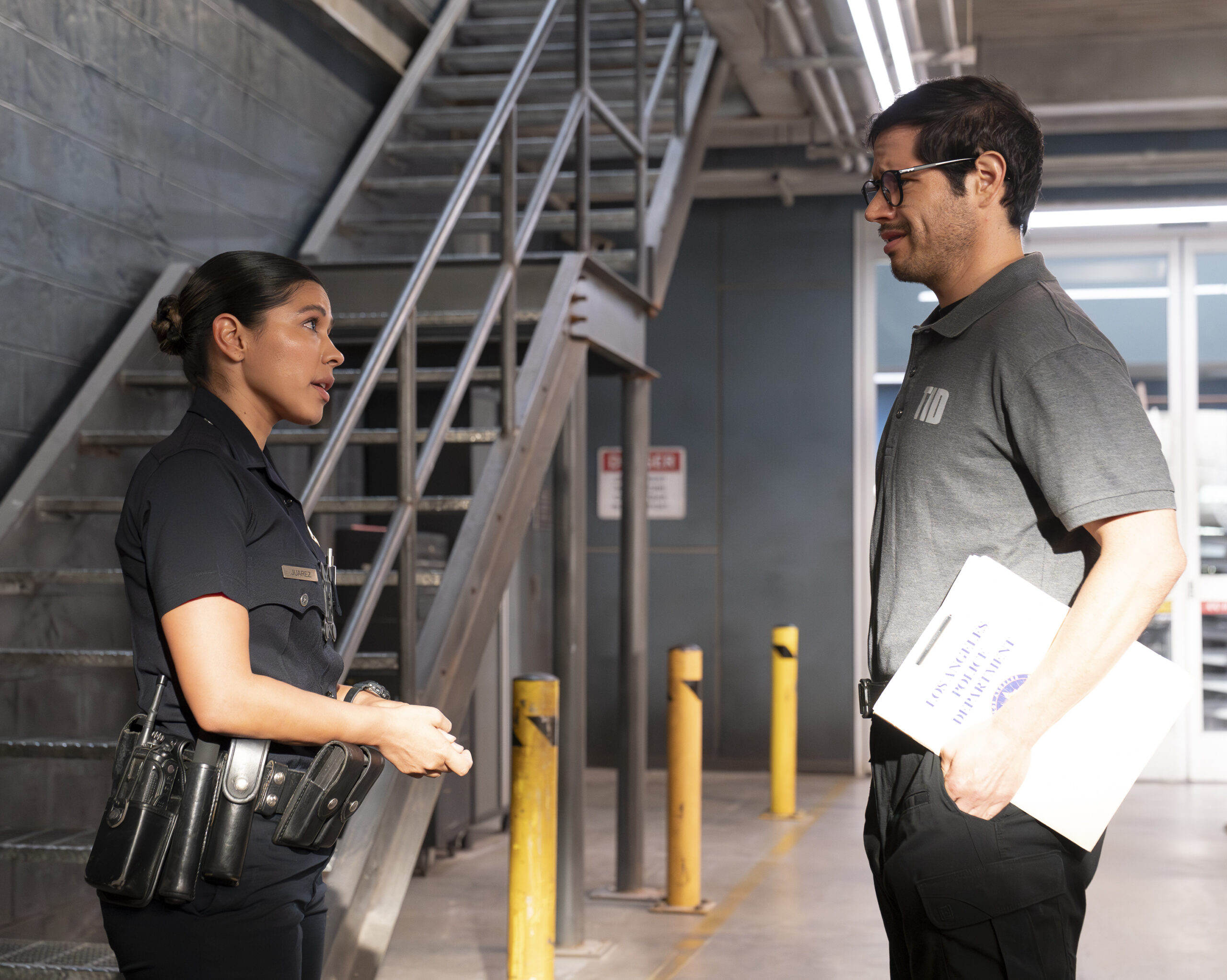 The Rookie Season 8 Episode 6, "Burn 4 Love" -- LISSETH CHAVEZ, JORGE DIAZ