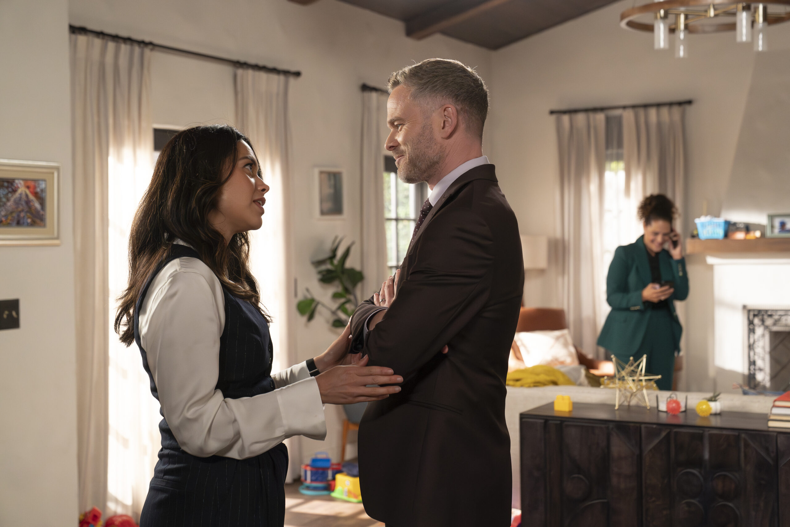 The Rookie Season 8 Episode 6, "Burn 4 Love" -- ALYSSA DIAZ, SHAWN ASHMORE