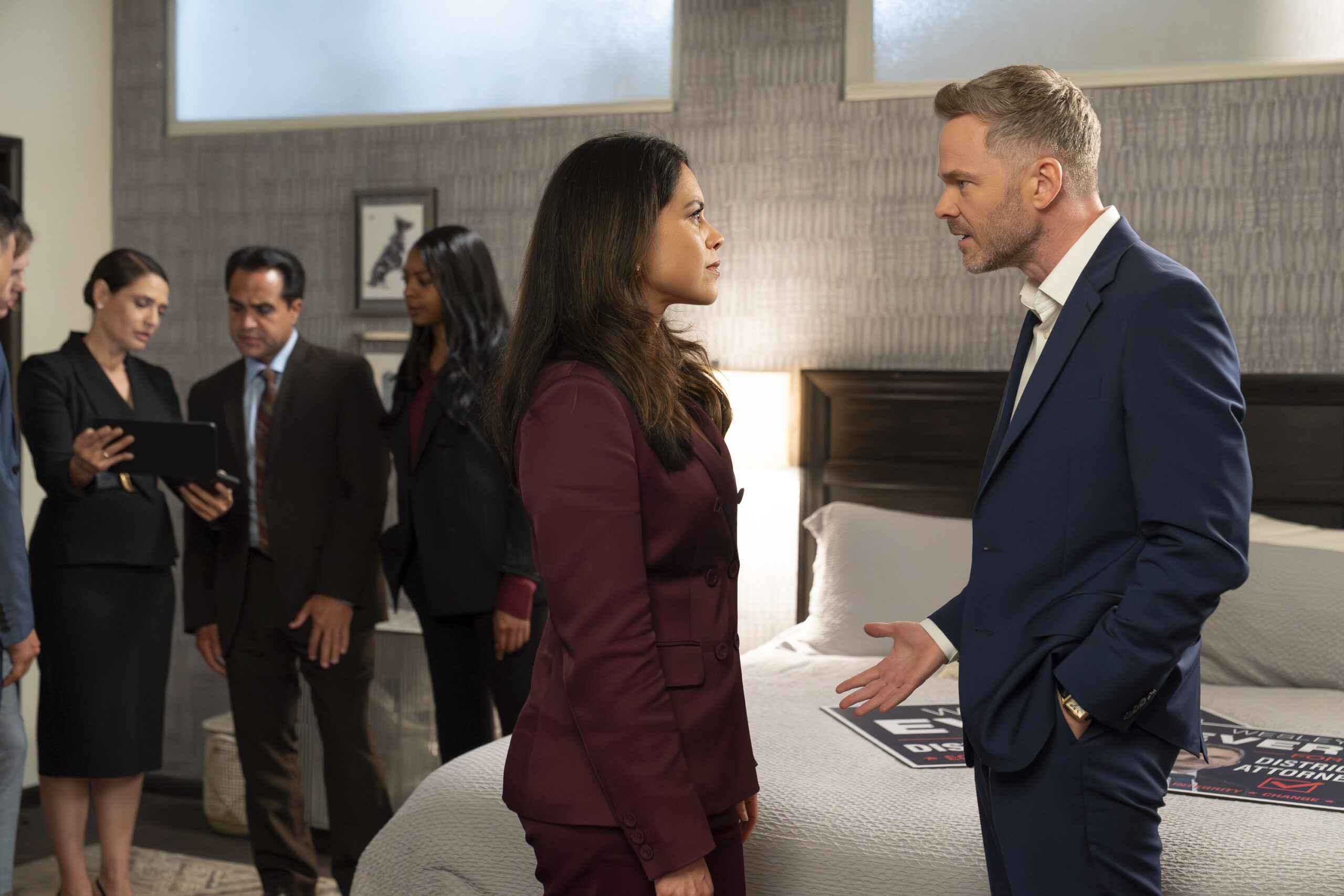 The Rookie Season 8 Episode 6, "Burn 4 Love" -- ALYSSA DIAZ, SHAWN ASHMORE