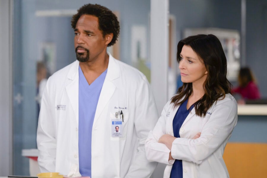Grey's Anatomy Season 22 Episode 11 - JASON GEORGE, CATERINA SCORSONE | Tell-Tale TV Grey Grey’s Anatomy Season 23: What We Know So Far Grey's Anatomy Season 22 Episode 11's Anatomy Season 22 Episode 11 - JASON GEORGE, CATERINA SCORSONE