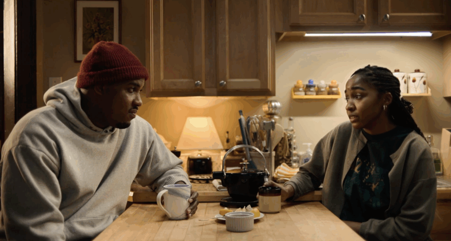 Sydney Adamu and Marcus on The Bear Season 1 Episode 8, "Braciole" 