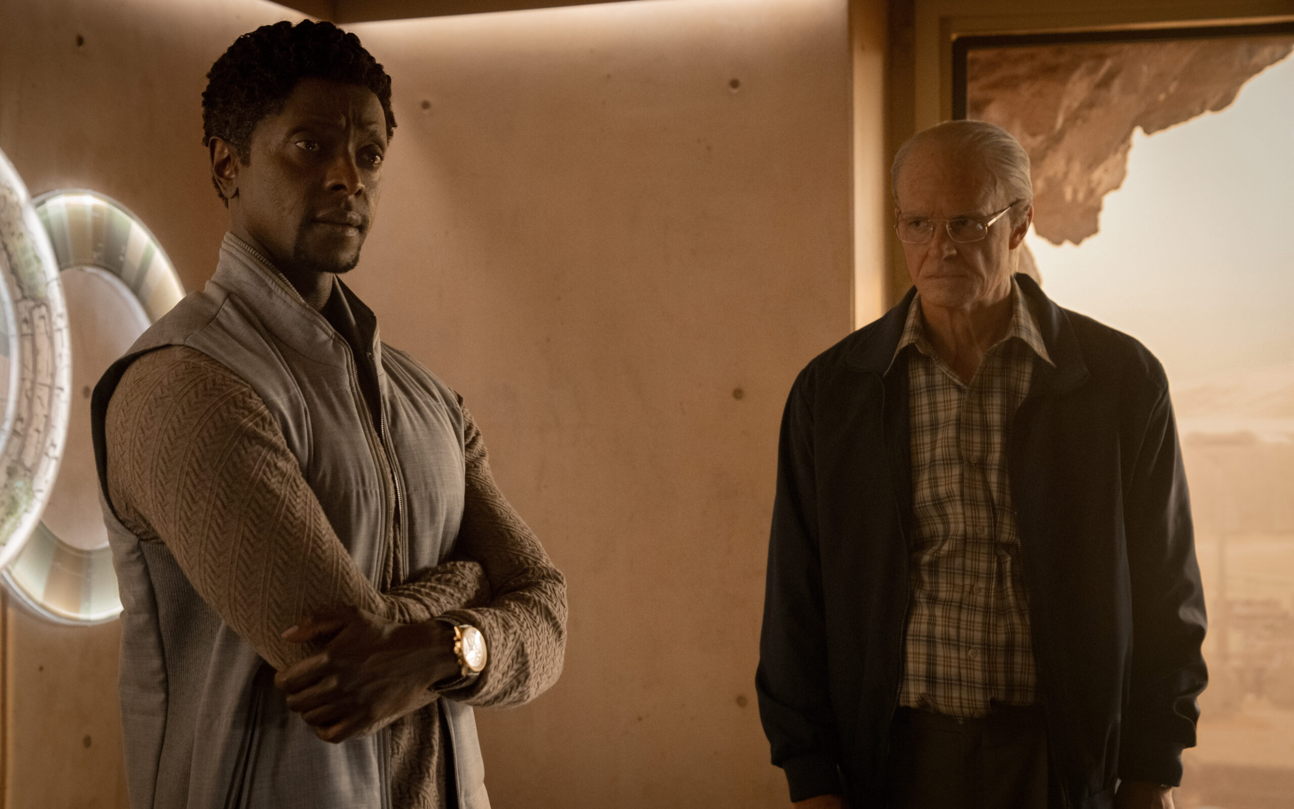 Edi Gathegi and Joel Kinnaman in "For All Mankind," premiering March 27, 2026 on Apple TV.