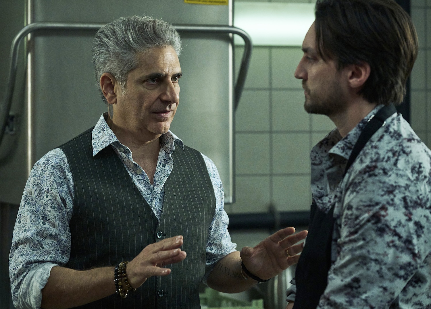 MEMORY OF A KILLER: L-R: Michael Imperioli and Richard Harmon in "Betrayal" © 2026 Fox Media LLC. (CR: Christos Kalohoridis / FOX)