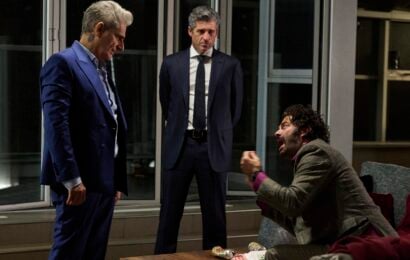 MEMORY OF A KILLER: L-R: Michael Imperioli, Patrick Dempsey, and Michael Masini in "Betrayal" © 2026 Fox Media LLC. (CR: Christos Kalohoridis / FOX) Memory of a Killer Season 1 Episode 5 Review: Betrayal 